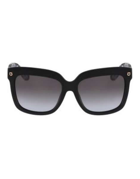 Ferragamo Square Sunglasses SF676S - BLACK