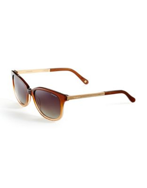 Polaroid Polarized Square Sunglasses - DARK BROWN (POLARIZED)