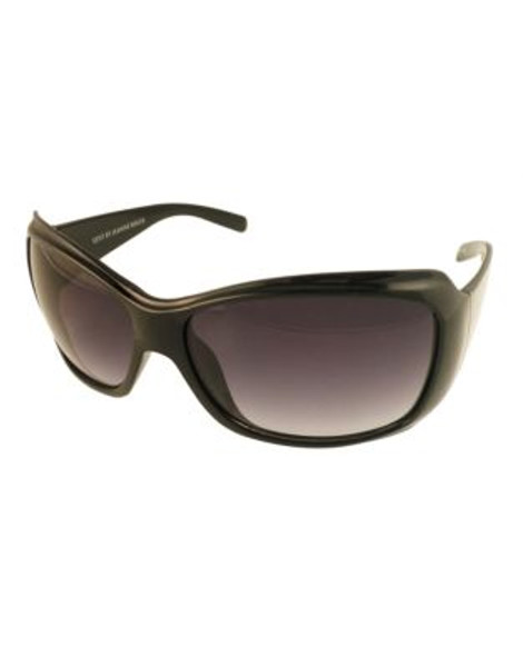 Jeanne Beker Elsa Oversize Sunglasses - BLACK