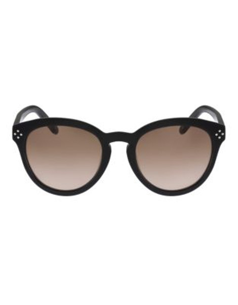 Chloé Small Studded Round Sunglasses - BLACK