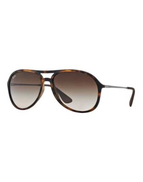 Ray-Ban Alex Aviator Sunglasses - RUBBER TORTOISE (865/13) - 59 MM