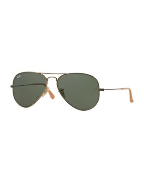 Ray-Ban Original Classic Aviator Sunglasses - BROWN BLACK - 62 MM