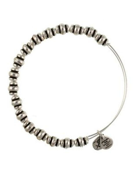 Alex And Ani Nile Beaded Bangle - SHINY SILVER