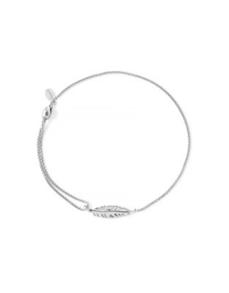 Alex And Ani Feather Pull Chain Bracelet - SILVER