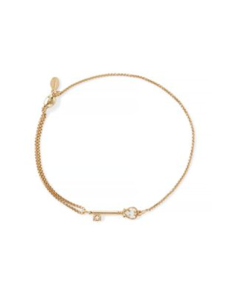 Alex And Ani Skeleton Key Pull Chain Bracelet - GOLD