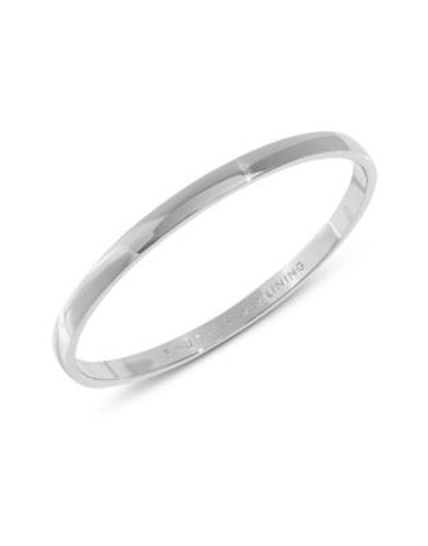 Kate Spade New York Find the Silver Lining Idiom Bracelet - SILVER