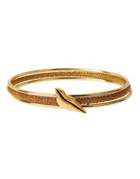 Diane Von Furstenberg Paloma Beach Spokes Metal Bangle - GOLD