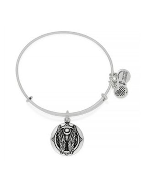 Alex And Ani Godspeed Charm Bangle - SILVER