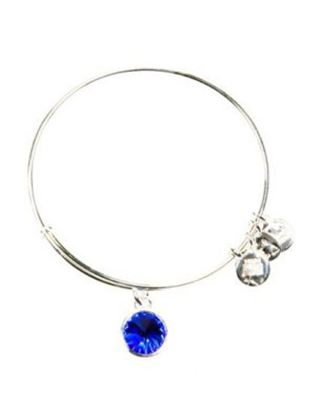 Alex And Ani Septemeber Birthstone Charm Bangle - BLUE