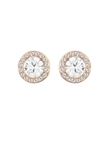 Swarovski Rose Gold Plated Swarovski Crystal Stud Earring - CRYSTAL