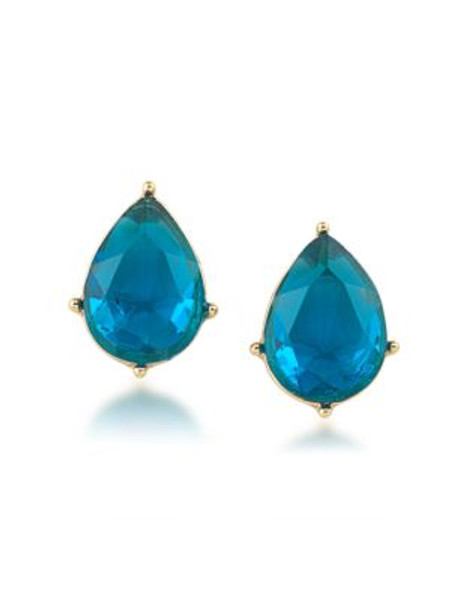 Carolee Central Park Boathouse Stud Earrings - LIGHT BLUE