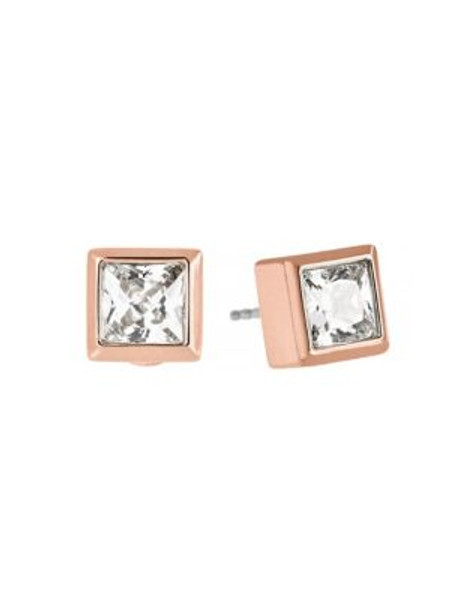 Michael Kors Square Stud Earrings - ROSE GOLD