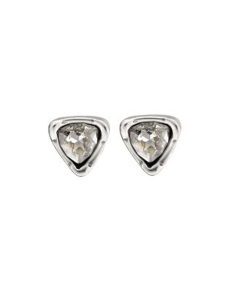 Uno De 50 Trilliant Crystal Stud Earrings - BEIGE