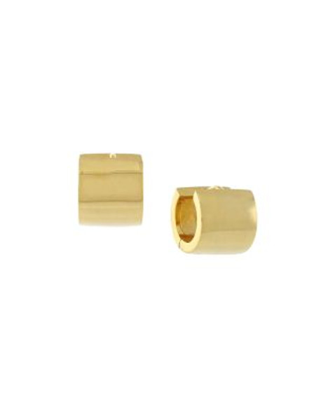 Vince Camuto Cylinder Huggie Earrings - GOLD