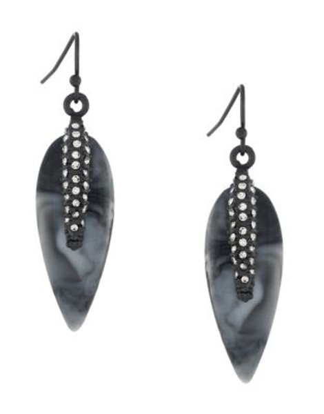 Vince Camuto Small Resin Spike Earrings - SILVER