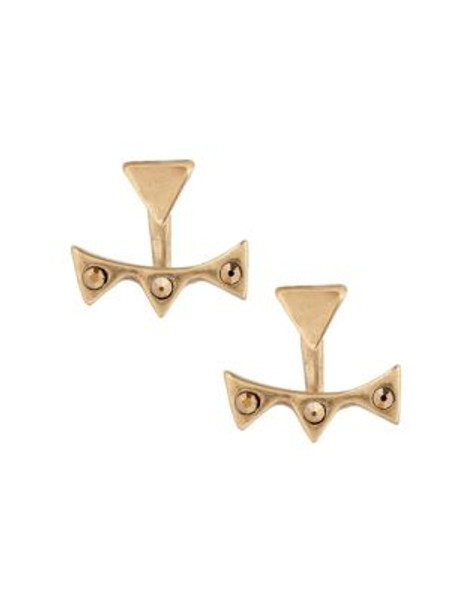 Lucky Brand Goldtone Ear Jacket Earrings - GOLD