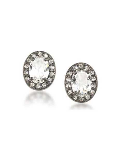 Carolee Phantom Stud Earrings - WHITE