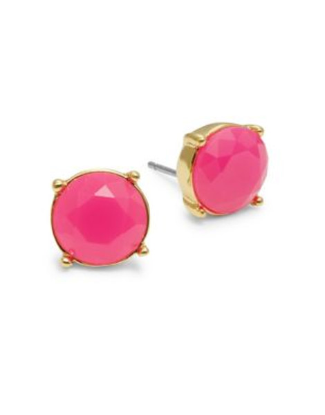 Trina Turk Faceted Stud Earrings - PINK