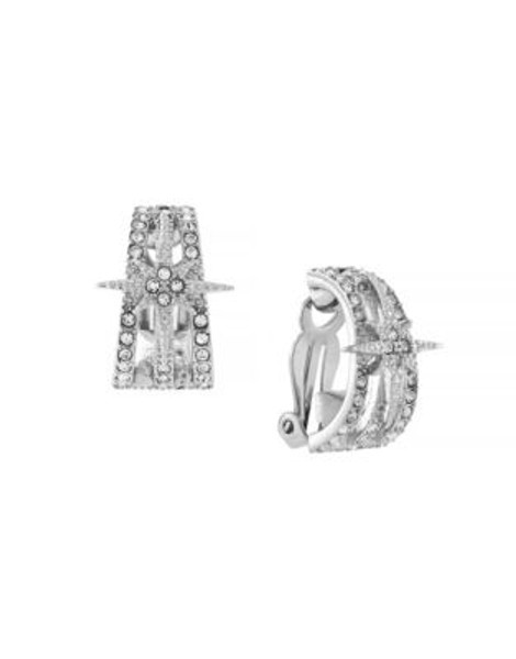 Vince Camuto Pave Star Clip-On Earrings - SILVER