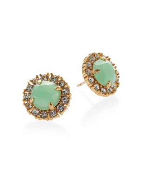 Kate Spade New York Secret Garden Stud Earrings - GREEN