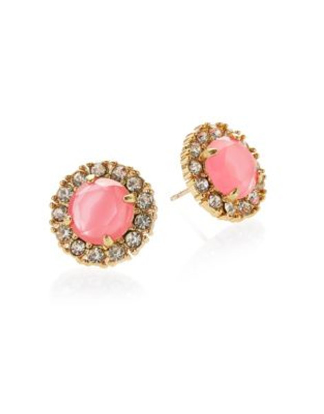 Kate Spade New York Secret Garden Stud Earrings - PINK