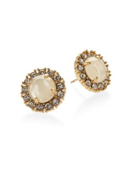 Kate Spade New York Secret Garden Stud Earrings - WHITE