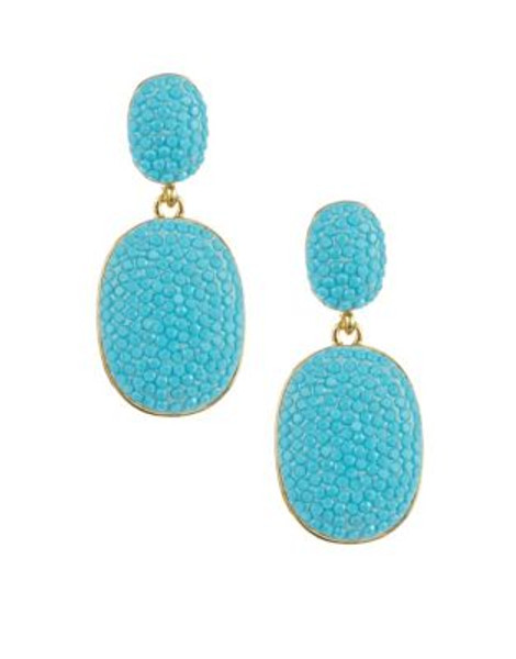 Kate Spade New York Pave the Way Drop Earrings - TURQUOISE