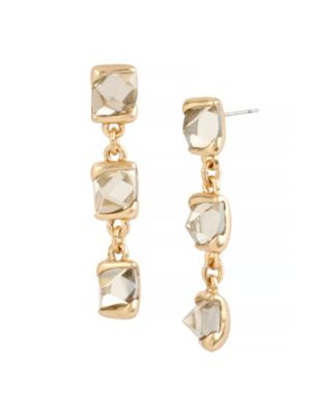 Kenneth Cole New York Fringe Worthy Faceted Stone Triple Drop Earring - COLORADO