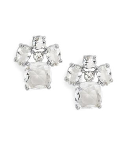 Kate Spade New York Make Me Blush Cluster Stud Earrings - SILVER