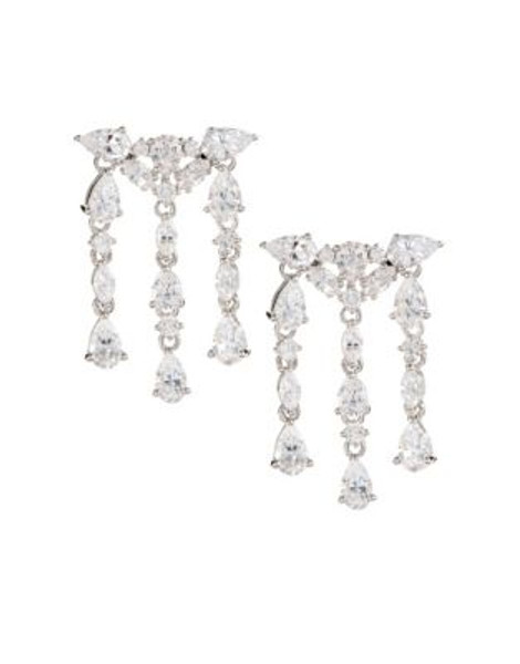 Nadri Fantasia Cubic Zirconia Chandelier Earrings - SILVER