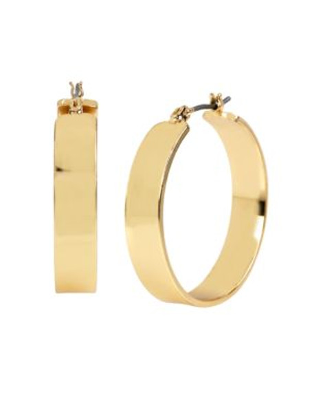 Kenneth Cole New York Wide Hoop Earring - GOLD