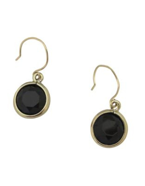 Anne Klein Beacon Drop Earrings - BLACK
