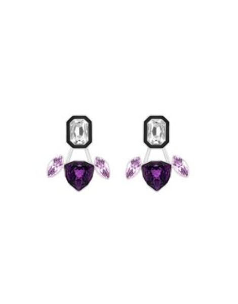 Swarovski Impulse Stud Earrings - DARK MULTI