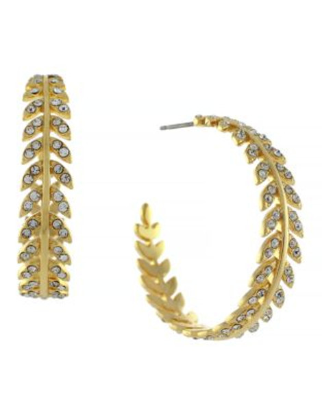 Louise Et Cie Feather Hoop - GOLD