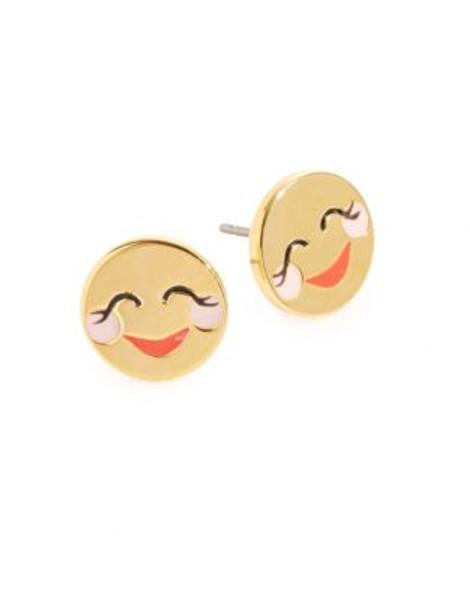 Kate Spade New York Blushing Emoji Stud Earrings - RED MULTI