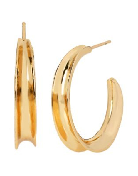 Robert Lee Morris Soho Small Crescent Hoop Earring - GOLD