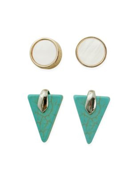 Guess Duo Earrings Set - TURQUOISE