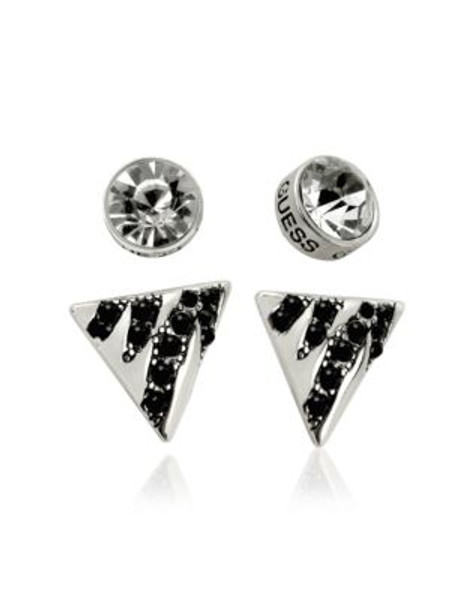 Guess Duo Stud Earring Set - SILVER