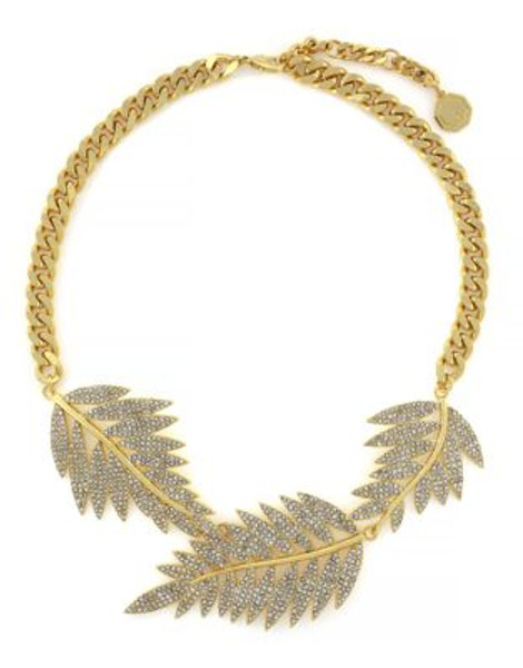 Louise Et Cie Feather Collar Necklace - GOLD