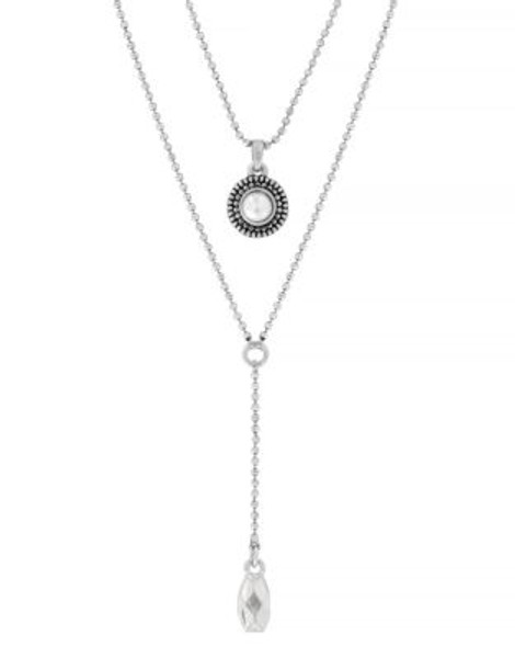 Lucky Brand Delicate Pearl Necklace - SILVER