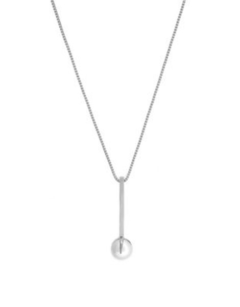 Vince Camuto Linear Drop Pendant Necklace - SILVER