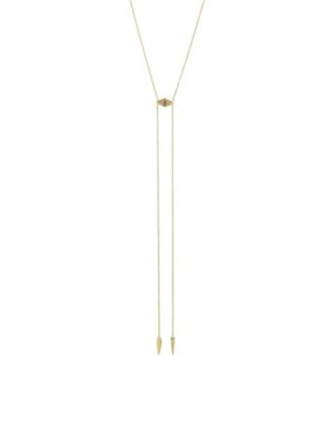 House Of Harlow 1960 Bolo Tie Necklace - GOLD