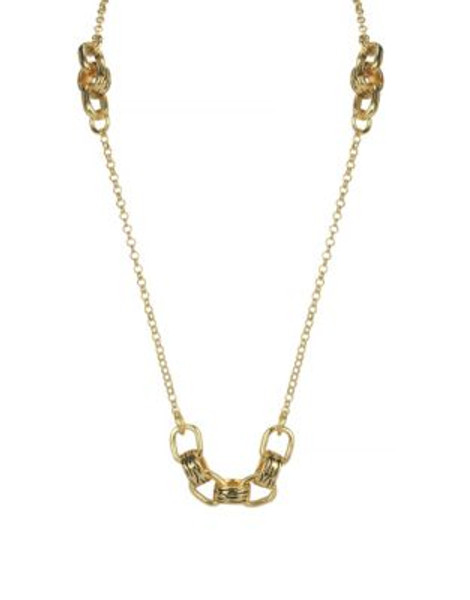 Kensie Flex Link Chain Necklace - GOLD
