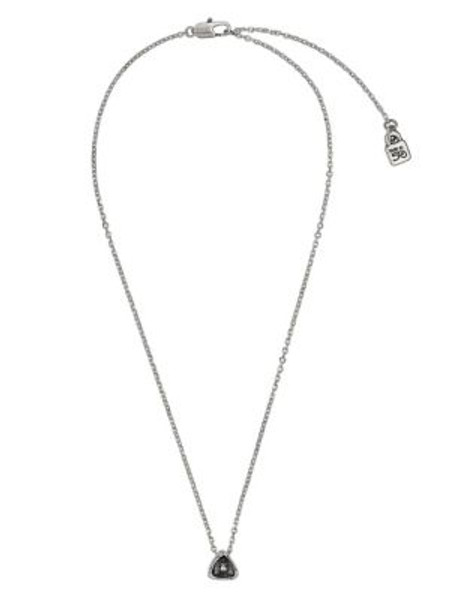 Uno De 50 Trillian Crystal Pendant Necklace - GREY