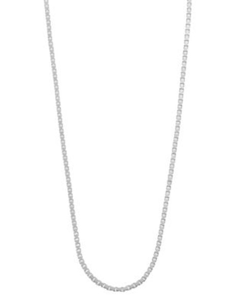 Expression 18" Medium Box Necklace Chain - SILVER - 20