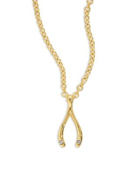 Kate Spade New York Wishbone Gold Necklace - GOLD