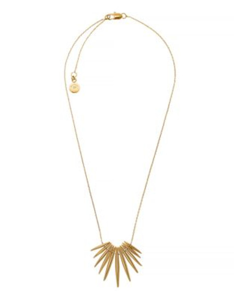 Michael Kors Matchstick Spike Pendant Necklace - GOLD