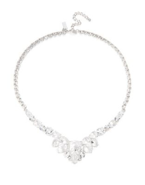 Kate Spade New York Make Me Blush Crystal Pendant Necklace - SILVER