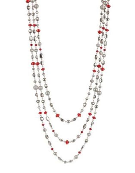 Expression Three-Row Necklace - RED