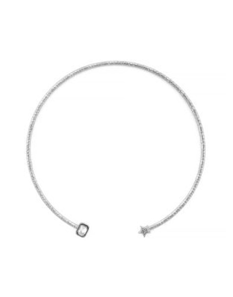 Bcbgeneration Embellished Choker Necklace - SILVER